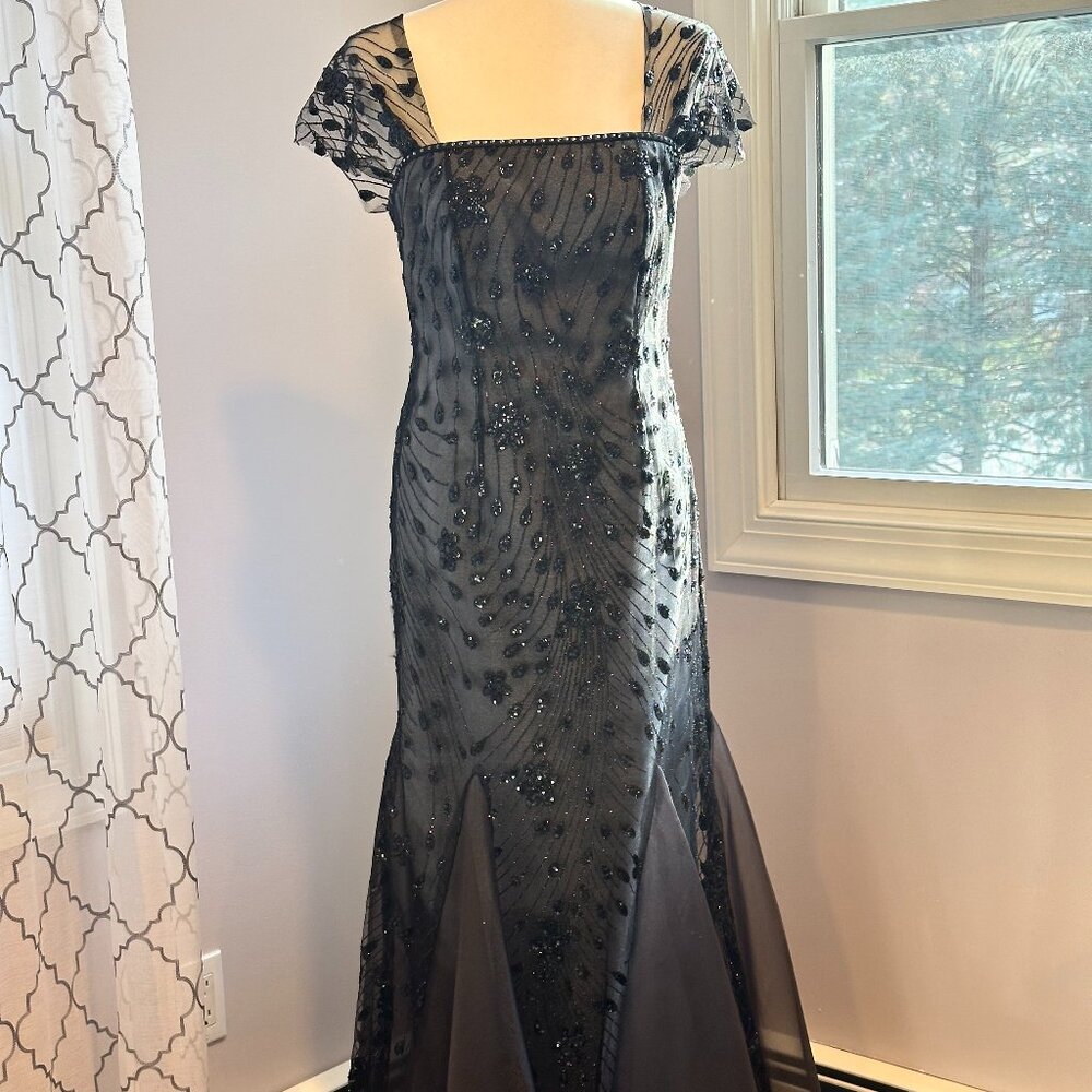 Elegant Couture Evening Gown - Illiana Collection by Seng Couture - Made in USA